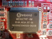 Рис.2Виновник неприятностей - мультик Winbond W83627HF-AW.